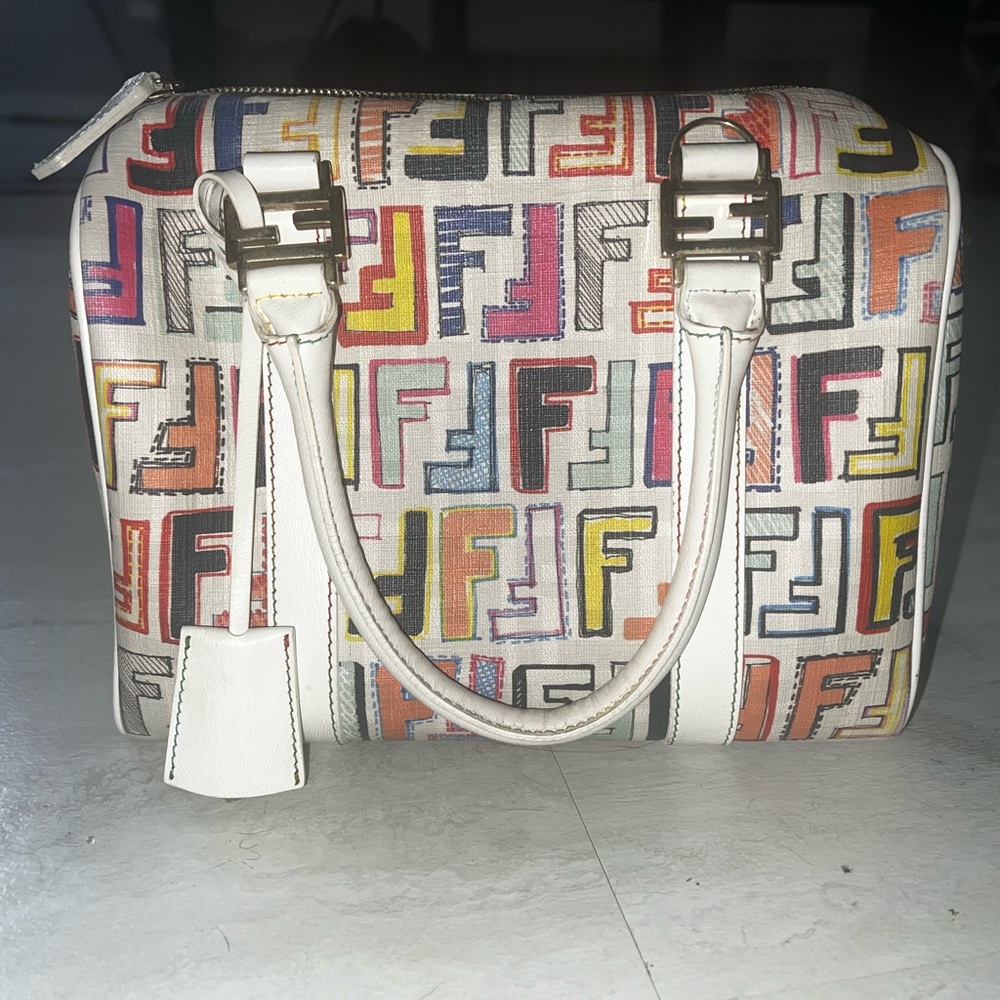 Multicolor fendi bowler bag